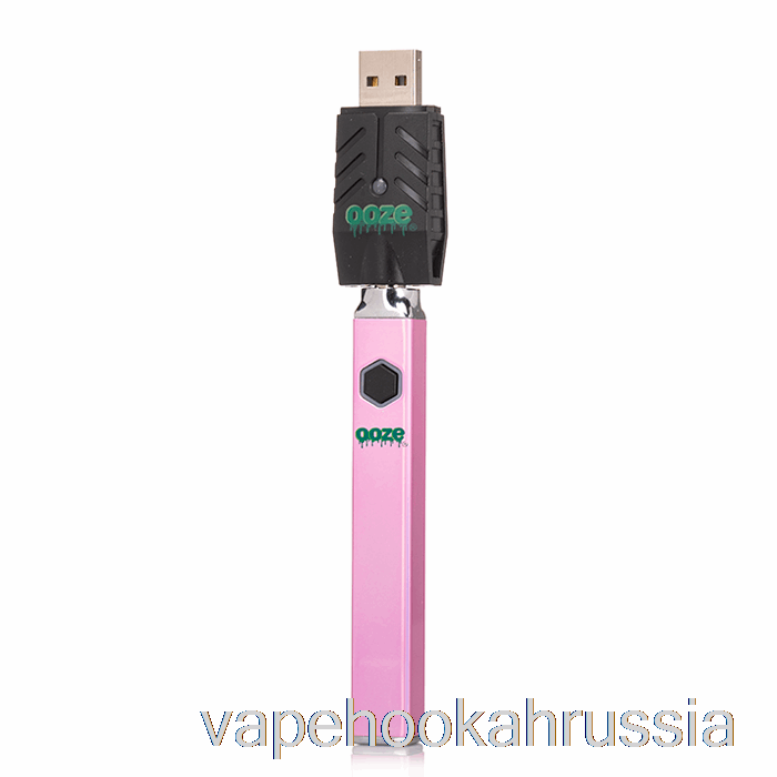 Vape Russia Ooze Quad Flex Temp аккумулятор 500 мАч ледяной розовый